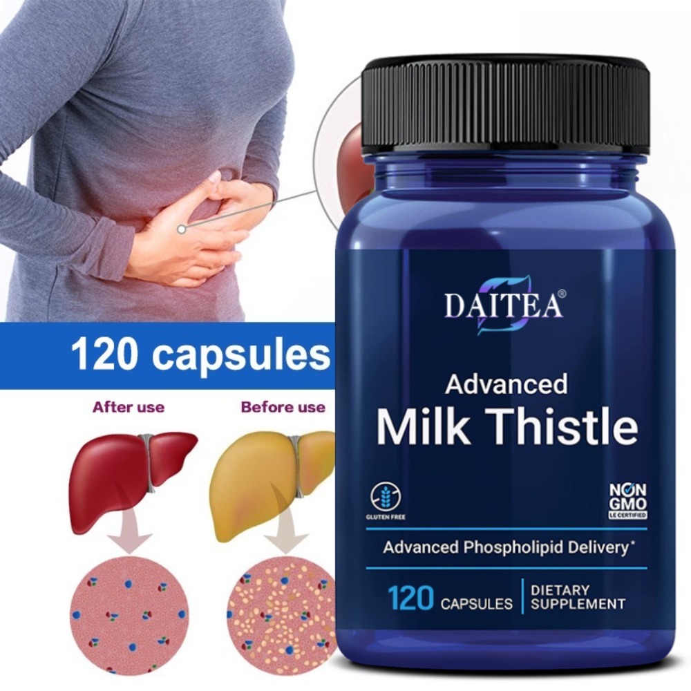 Milk Thistle Silymarin - Zaawansowany Ostropestkowiec Mleczny, Silymarin, 120 kapsułek