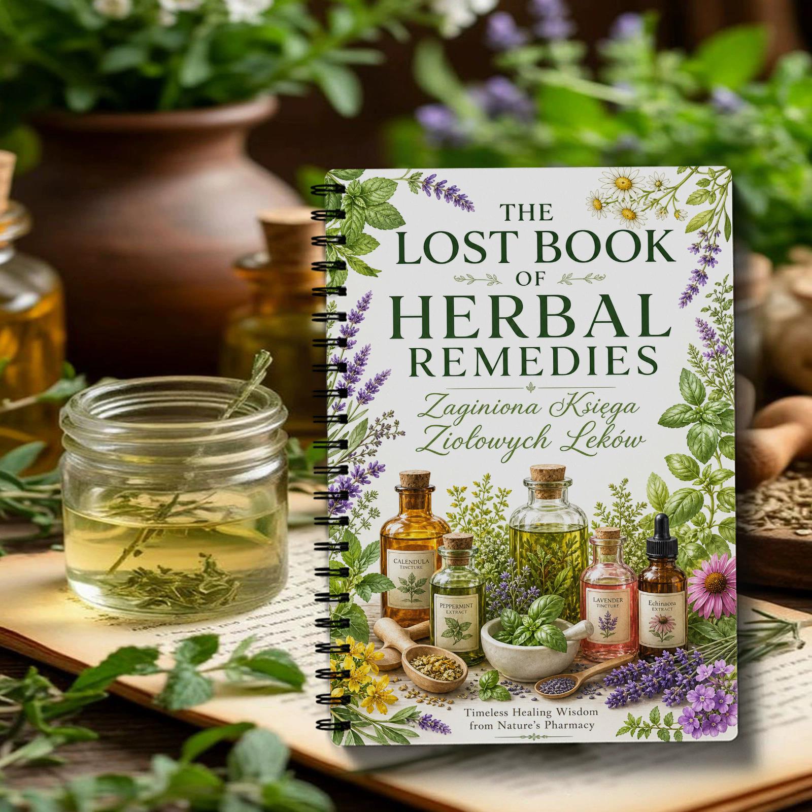 Notatnik Spiralny z Motywem Zi – Herbal Wellness recenzja i cena