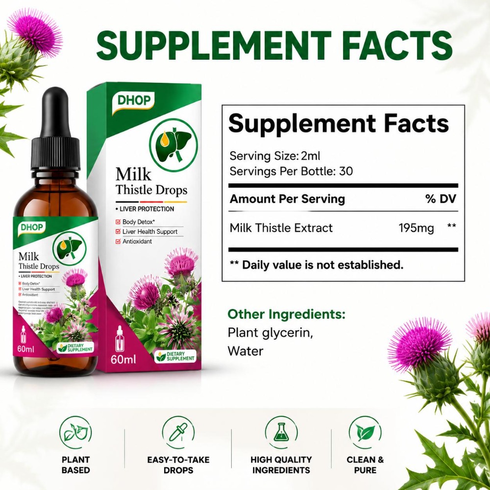 DHOP Kapsułki z Ostropestrogie – Milk Thistle Silymarin recenzja i cena