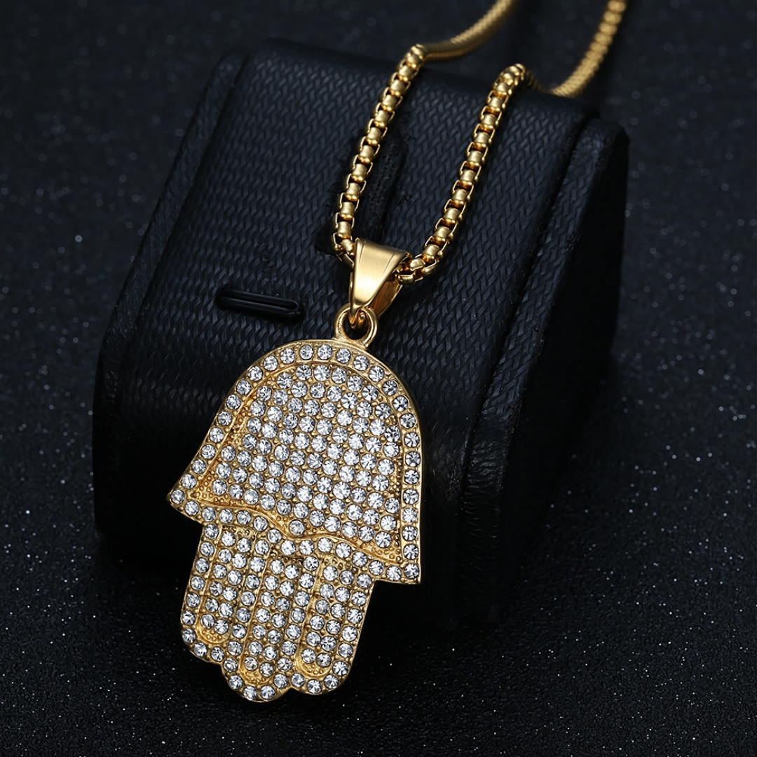 Wisiorek Hip Hop Iced Out Ręka – Tulsi Holy Basil recenzja i cena