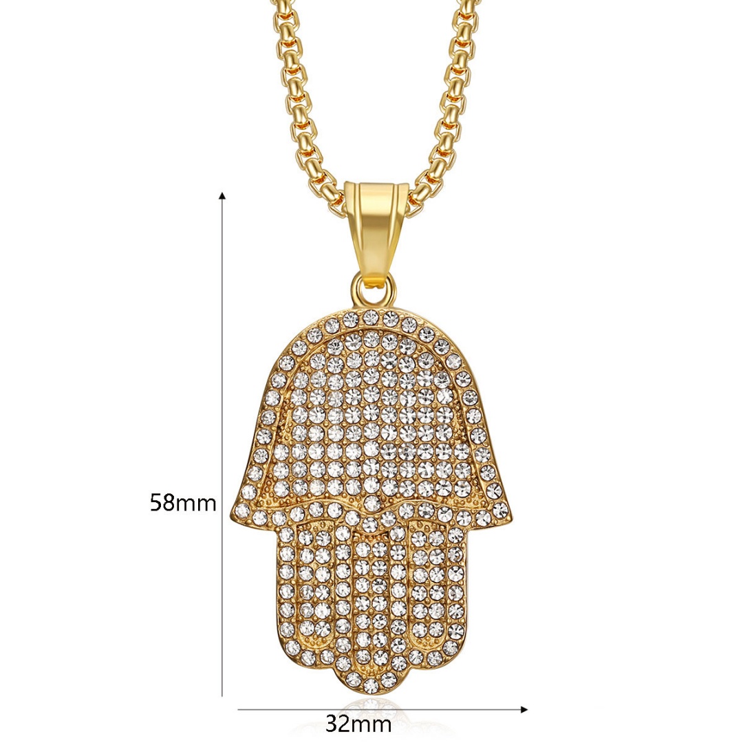 Wisiorek Hip Hop Iced Out Ręka – Tulsi Holy Basil recenzja i cena