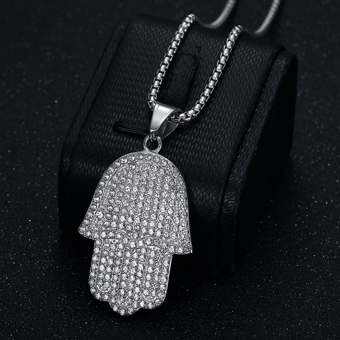 Wisiorek Hip Hop Iced Out Ręka – Tulsi Holy Basil recenzja i cena