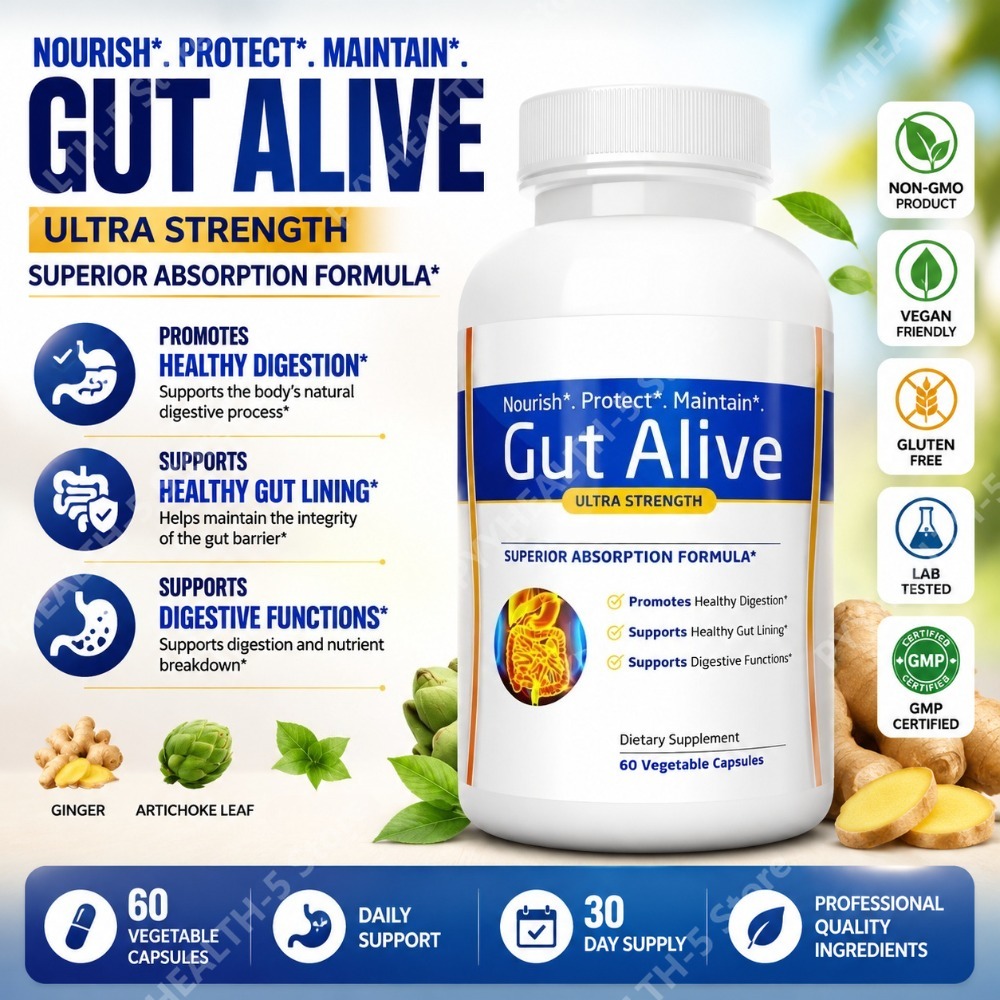 Gut Alive Naturalny Suplement  – Tulsi Holy Basil recenzja i cena