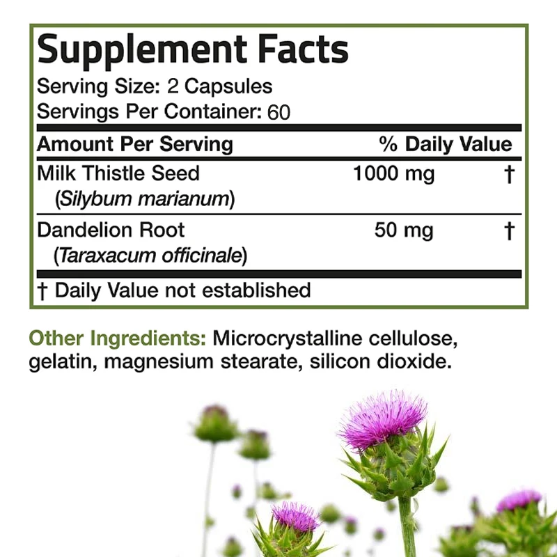 Naturalny suplement ostropestu – Milk Thistle Silymarin recenzja i cena