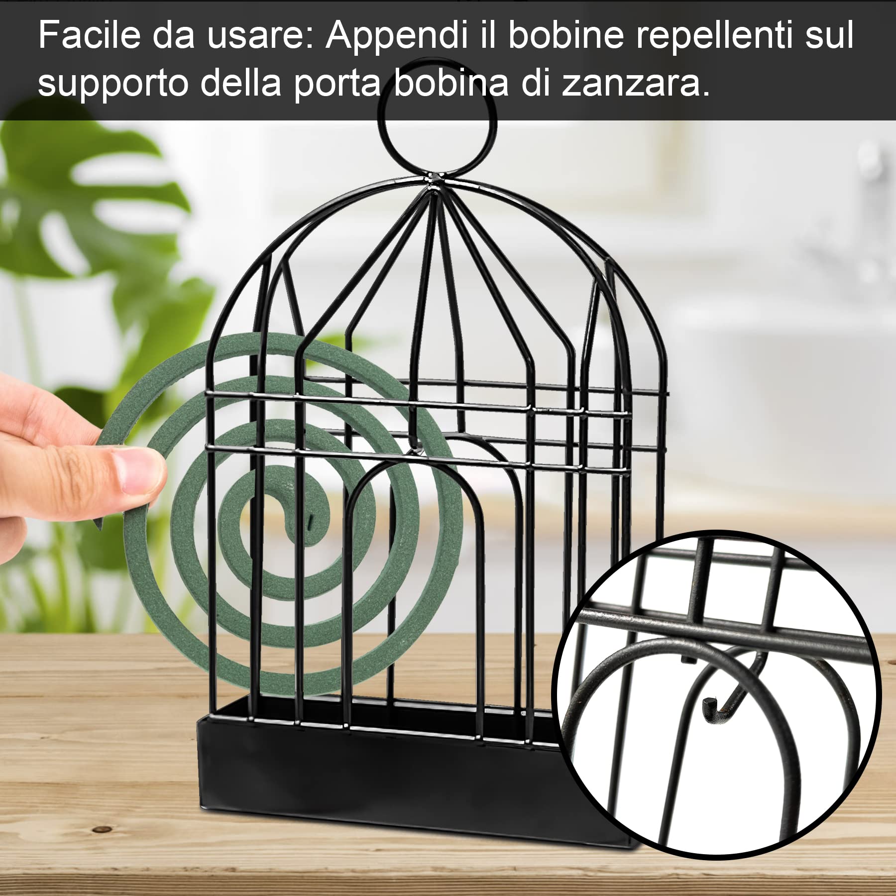 Metalowy uchwyt na spirale prz – Tulsi Holy Basil recenzja i cena
